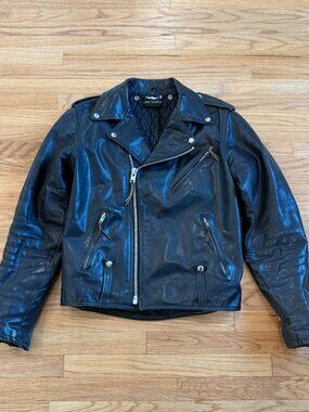 Vintage 1980's Harley Davidson Leather Biker Jacket Size 40